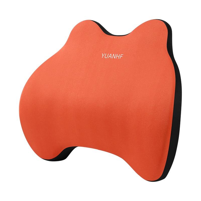 Compressible car headrests and lumbar support kits, memory foam breathable cushions and neck pillows