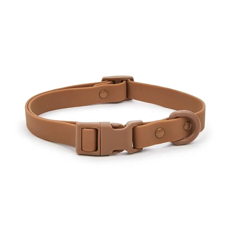 Elastic Webbing Pet Collar Adjustable Pet Identification Waterproof Dog Collar Rustproof Quick Release Buckle