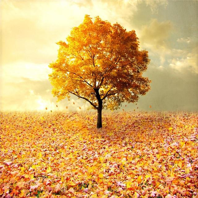 Pictură cu diamant 5D DIY, cerc complet, peisaj, arbore, reflecție, broderie, pictură cu punct de cruce