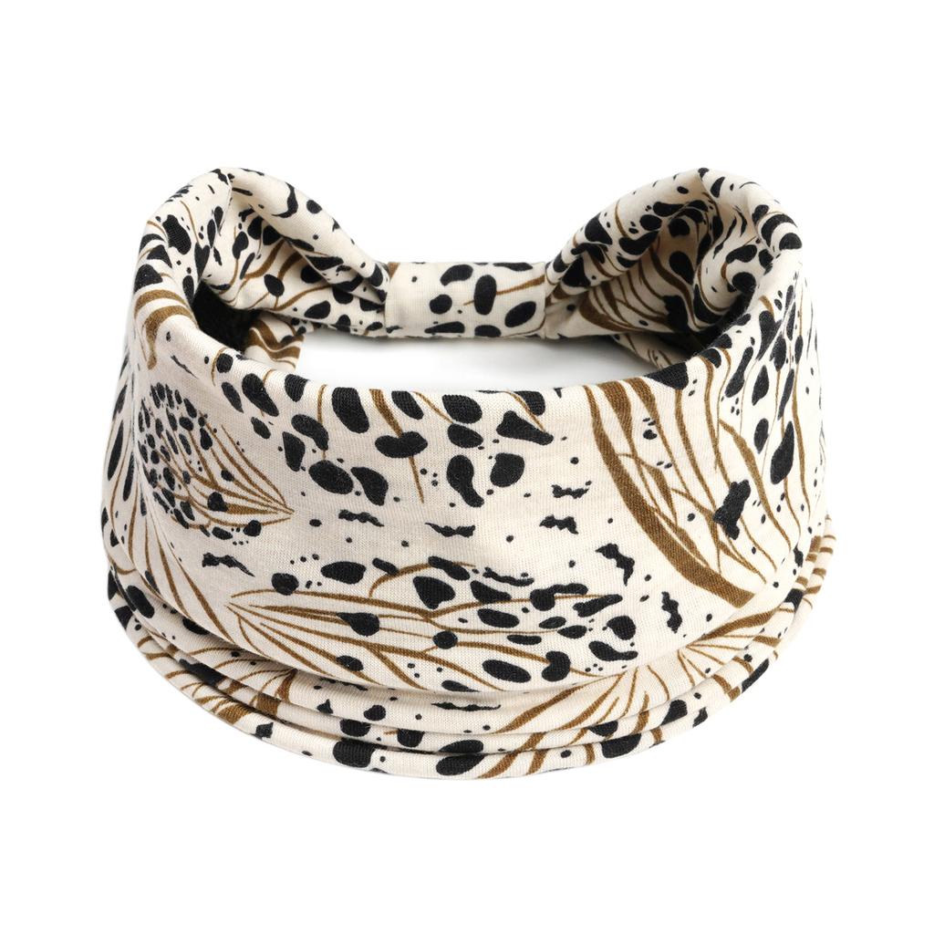 Bohemian Wide Cotton Stretch Headbands Women Headwrap Turban Headwear Bandage Hairbands Bandana Wide Headbands Hair Accessories