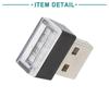 ACROPIX USB LED Light Blue Light Interior USB LED Bulb Neon Ambient Lamp Black Pack of 2