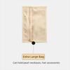 PU Leather Jewelry Storage Book Zipper Jewelry Storage Bag Elegant Jewellery Binder  for Women
