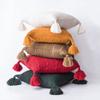 Ins Knitted Woolen Blanket Simple Shawl Casual Take Towel Model Room Pillow Pillowcase Cover Blanket
