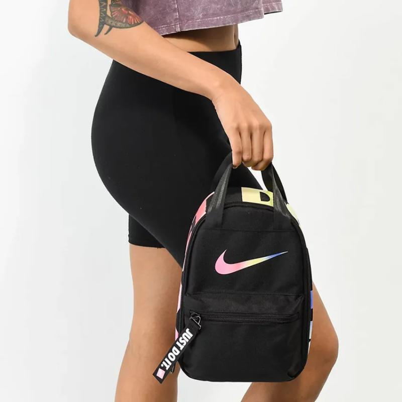 Nike Polyester Lunch Bag Handbag Mini Unisex Black Casual DQ4227-010