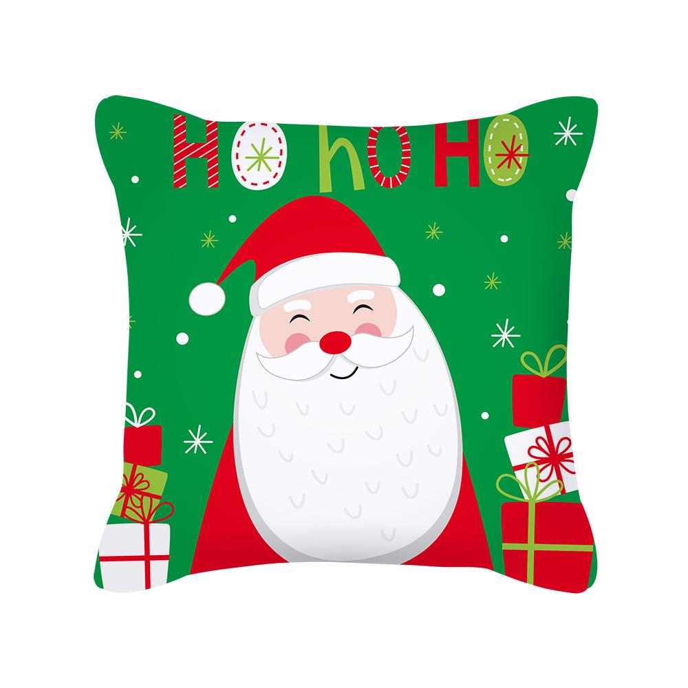 New Nordic Ins Cartoon Christmas Pillow Cover Holiday Gift Square Cushion Cover