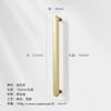 High End Golden Wardrobe Door Handle Modern Drawer Knob Simple Cabinet Handle Fashionable Zinc Alloy Solid Circular Handle