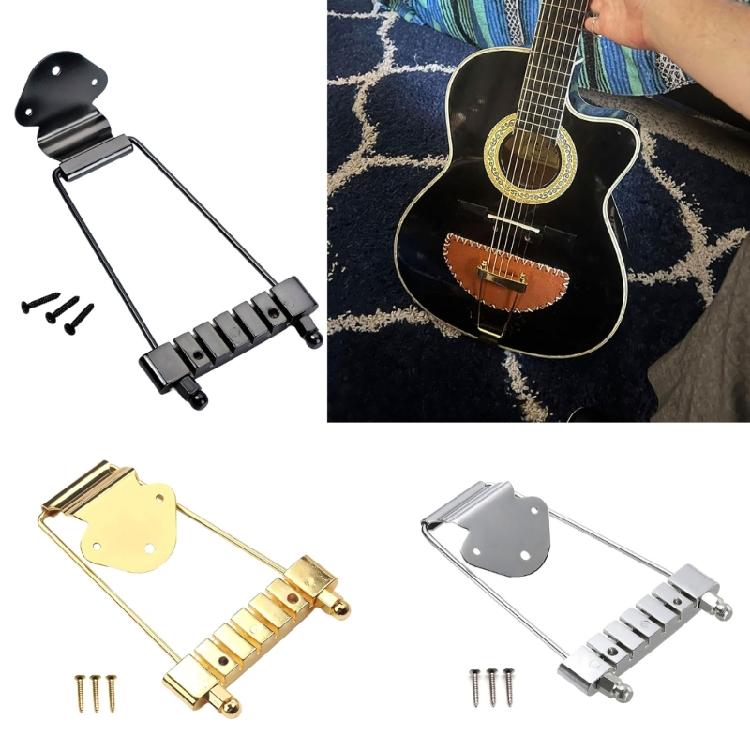 Precisions Engineered Zincs Alloys Tailpiece For 6 String Guitars Optimized String Spacing And Vibrations Control