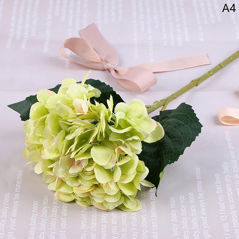 

Artificial Flowers Hydrangea Branch Home Wedding Decor Autum Silk Plastic Flower High Quality Fake Flower Party Room Decoration
