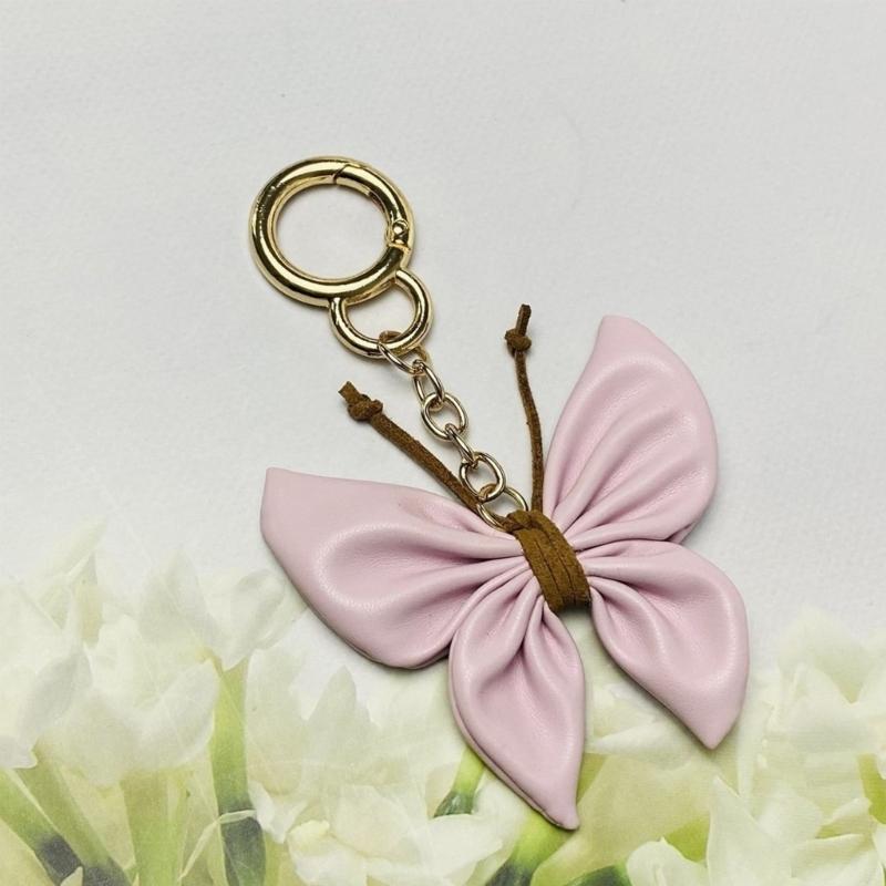 Stylish Butterfly Pendant Keyring Lovely Phonechain Key Chain Decoration Jewelry