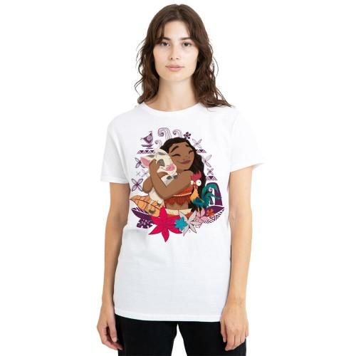 Moana Womens/Ladies Pua & Hei Hei T-Shirt