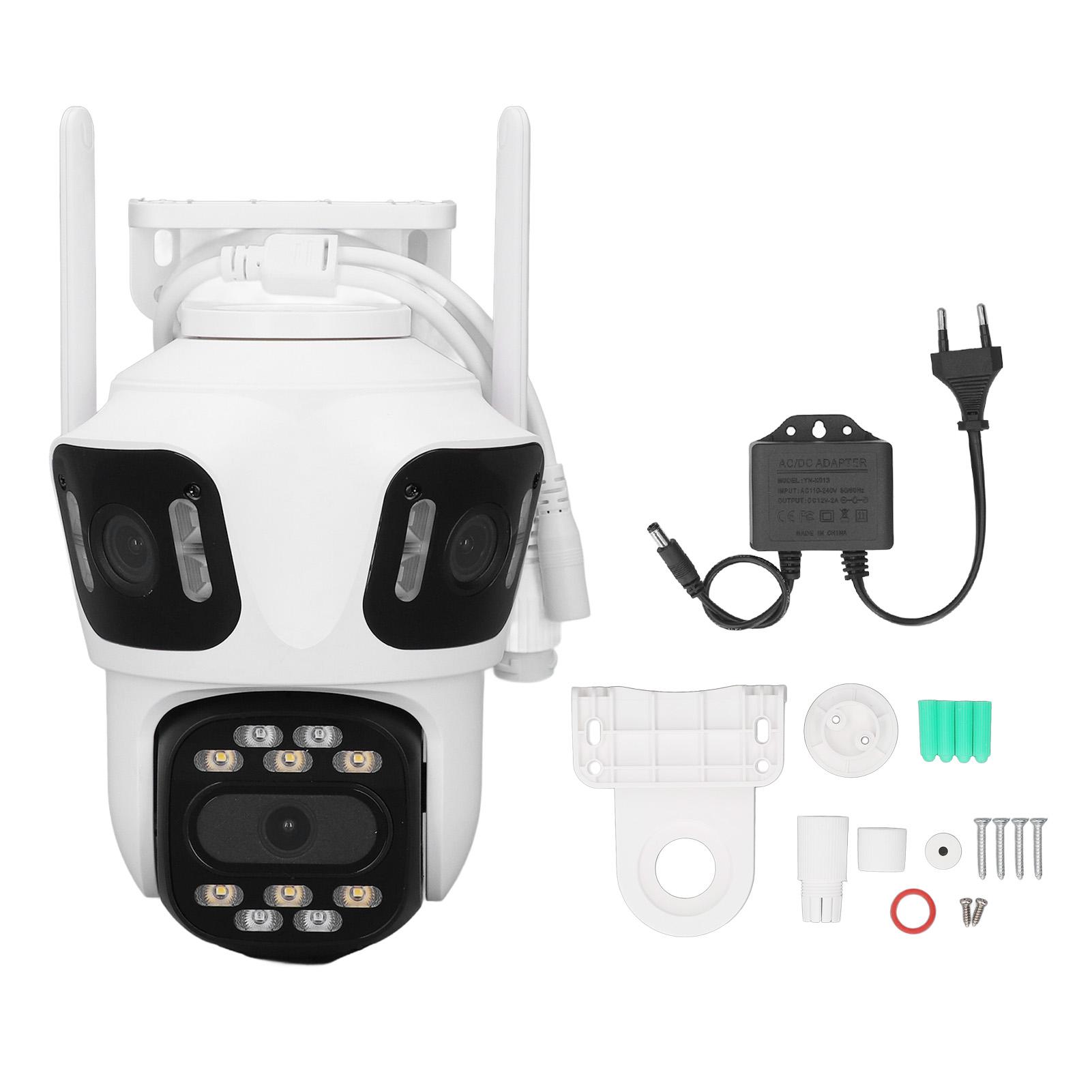 

Outdoor Security Camera 8MP AI Motion Detection IP66 Water Resistant 2 Way Talk HD Wireless WiFi