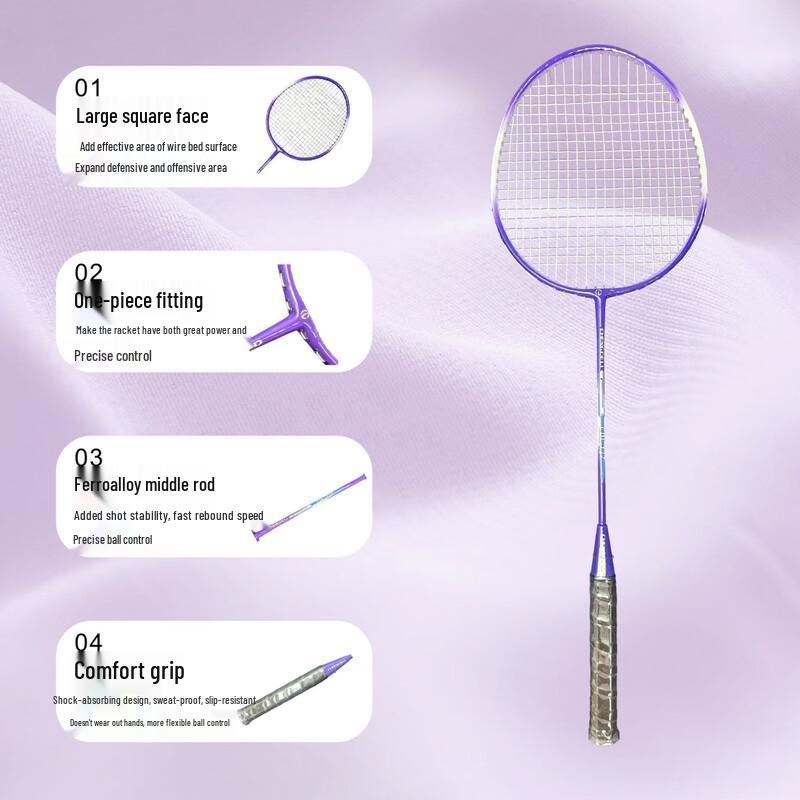 Longchan Badminton Racket Set for Beginners