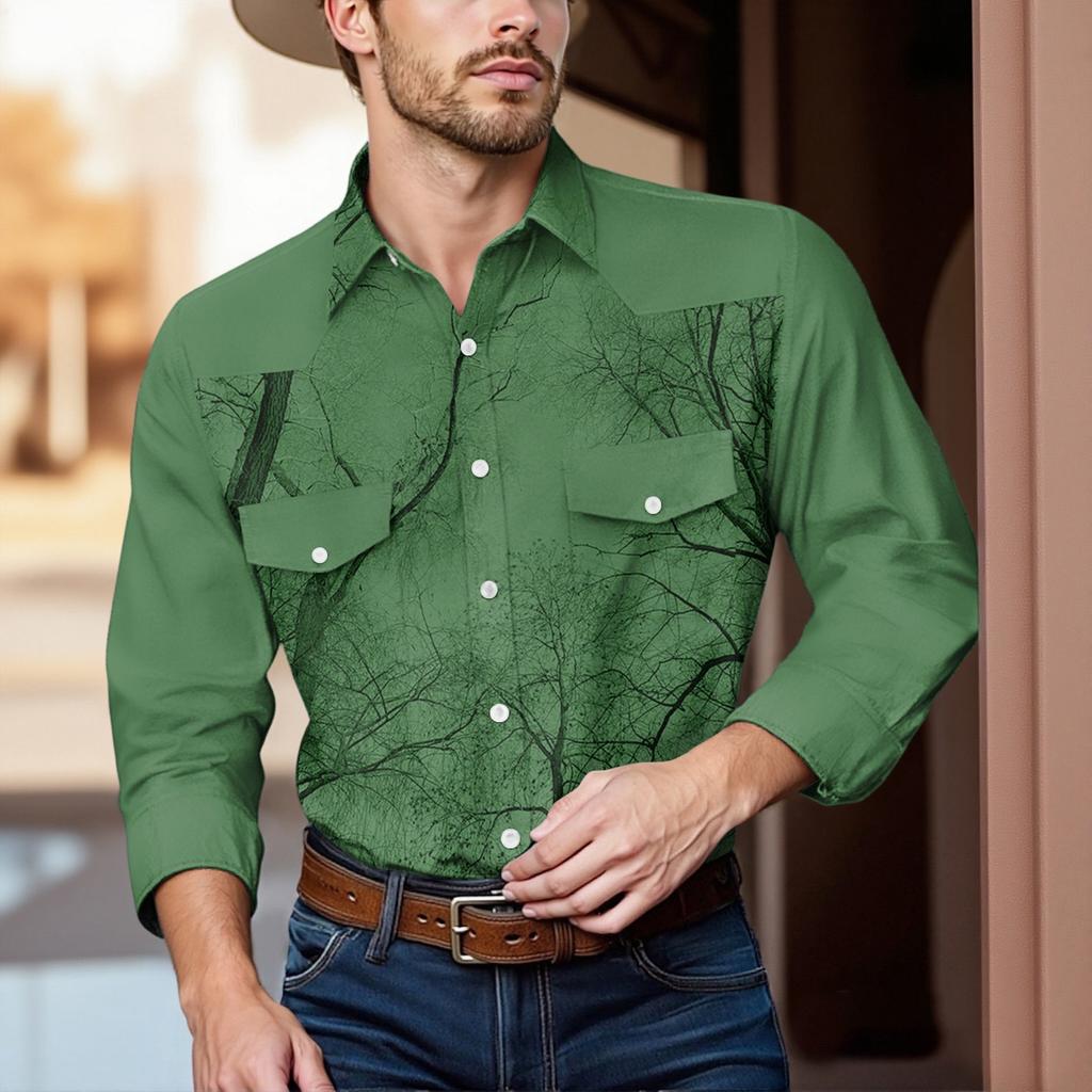 Men'S Fashionable Lapel And Shoulder Length Short Sleeved Casual Top