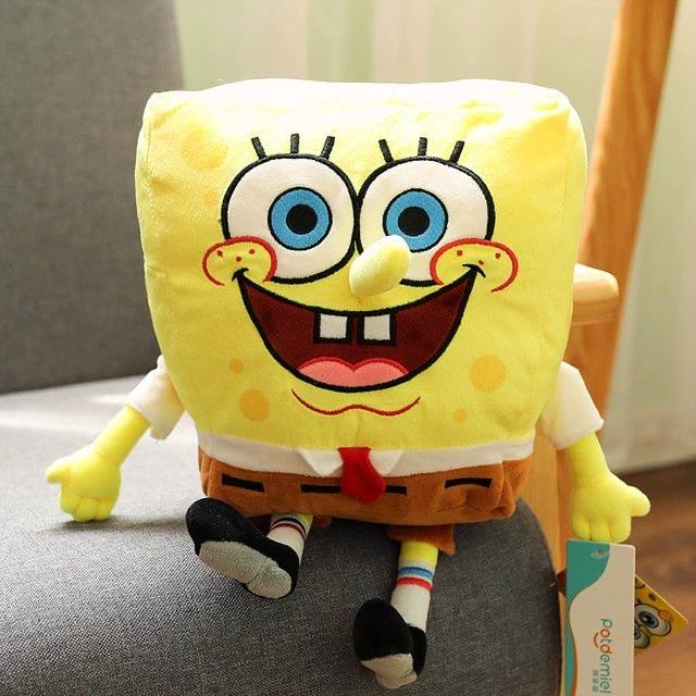 Genuine Bee Pot Spongebob Doll Plush Toys Cute Big Star Pillow Dolls Children'S Birthday Christmas Gifts.