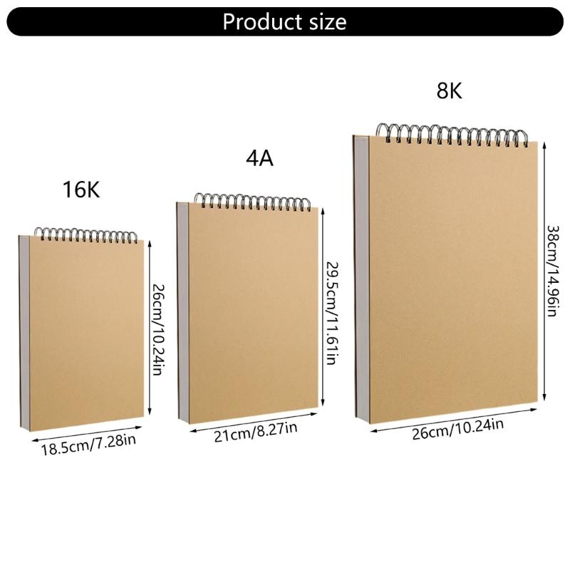 Heavyweights Art Paper Sketchbook 60 Pages Spirals Binding Artist Grade AcidFree Sheets