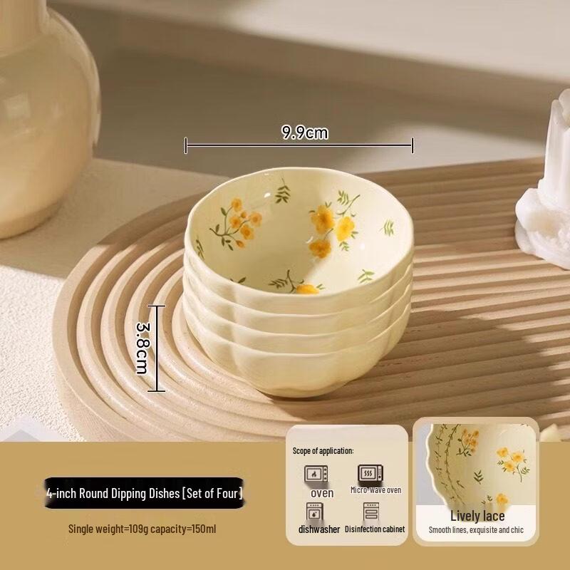 DM Cartoon Ceramic Rice Bowl Set