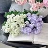 Green Leaves Artificial Jasmine Flower Silk Petals Faux Flower Simulation Flower  Desktop Ornaemnt