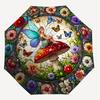 1PC fairy stained glassAutomatic Open/Close Umbrella with Windproof, 8-Rib Sturdy Canopy, Durable Ribs, Fashionable Design, Outdoor Accessory, Fun Pri