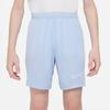 Nike Logo Elastic Waist Knitted Quick-Dry Shorts Kids Shorts Light-Sea-Blue CW6109-548