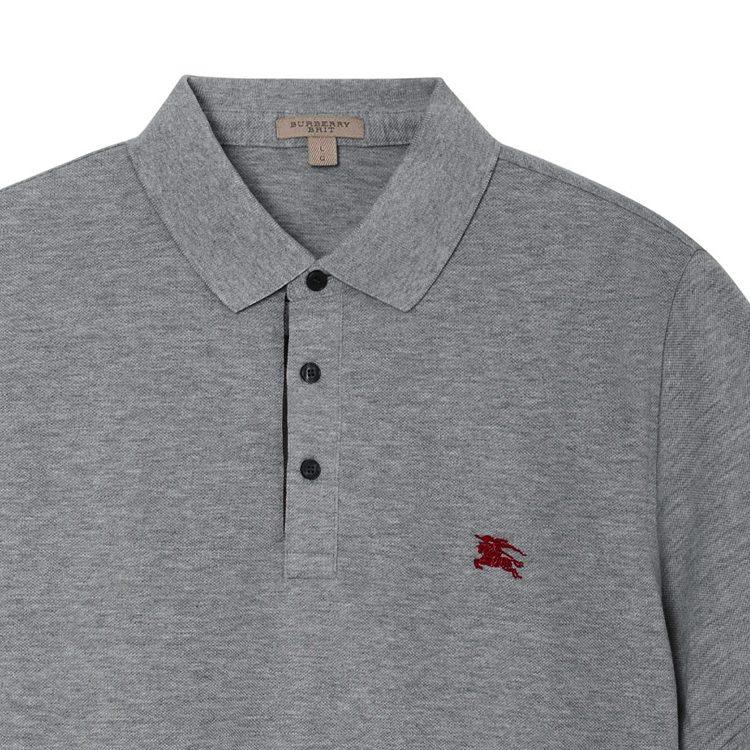 Burberry Polo Shirt Men's Light Gray 40551201