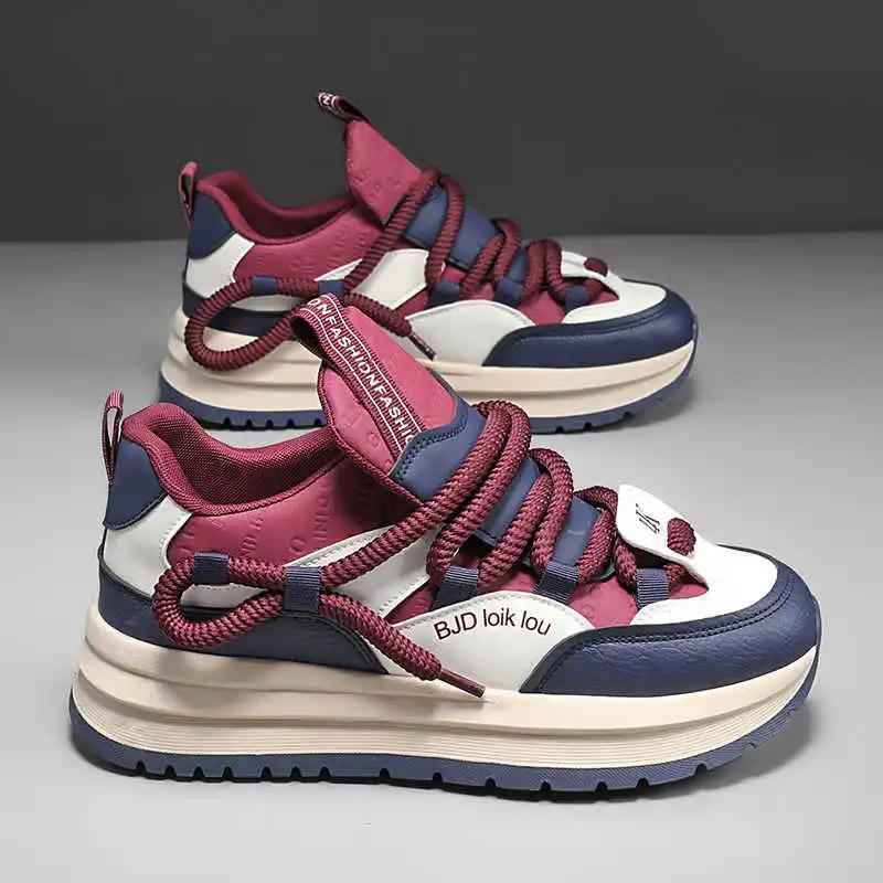 Fashion Rubber Sole Laced Sneakers Dress Heels Mens Gym Trainers Men Black Dress Shoes Sports Functional Best-selling Famous Brands