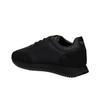 Emporio Armani EA7 Leather Logo Detail Round Toe Lace-Up Low-Top Casual Shoes Unisex casual shoes Black 7X000541AF18609MZ177