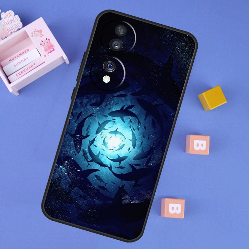 

Dream Whale Cartoon Case For Honor 200 400 Lite 50 70 90 X9a X9b X9c X9d X8b X8c Win RT Magic 7 5 6 8 Pro Cover Honor 70 Lite