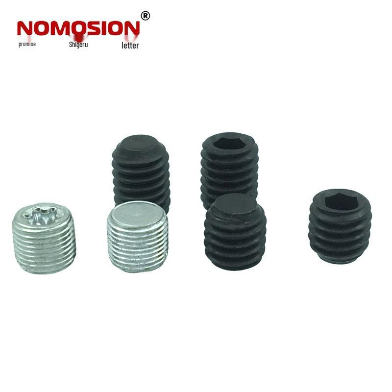 12.9 Grade Alloy Steel DIN913 Hex Headless Grub Screw Flat End Fastener M3-M16