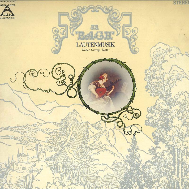 

LP Record WALTER GERWIG - Bach Lautenmusik OS5079MC MUSICAPHON Japan Classical Used