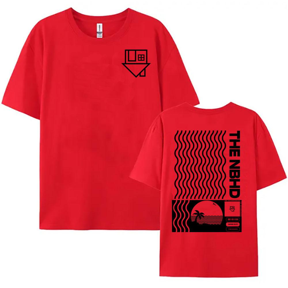Wiped Out Album Tlačené Tričká The Neighbourhood NBHD Kapela Tričko Bavlna Vysoká Kvalita Letné Tričko Dámske Pánske Oblečenie Tee