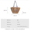 New cute ball straw bag fashion seaside vacation wind tote woven bag large capacity beach bag