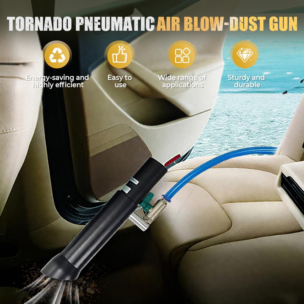 Tornado Pneumatic Air Blow Dust Gun Car Wash Interior Cleaning Gun for Blaster Vacuum Cleaner Tornador Vacuum Gun Car Detailing