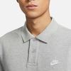Nike Pullover Printed Logo Short-Sleeve Polo T-Shirt for Men, Gray