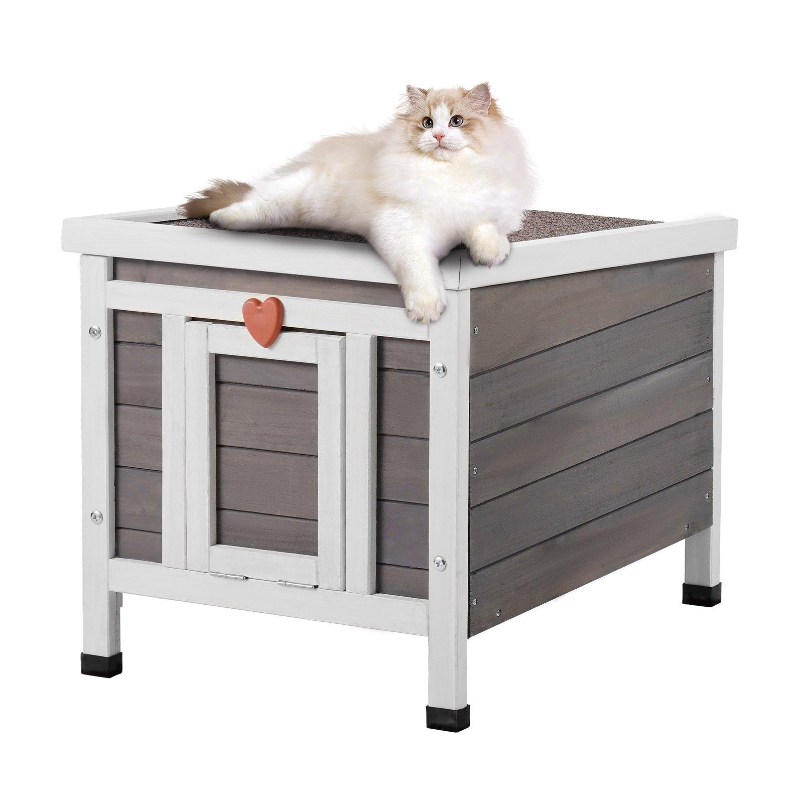 VEVOR Outdoor Cat House Weatherproof, Feral