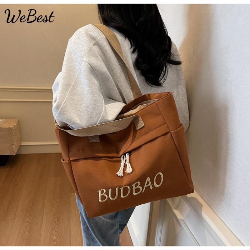 

Large Capacity Canvas Tote Bag чёрный