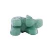 Desk Decor Figurine Green Hand Carved Aventurine Carved Elephant Elephant Statue  Stone