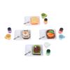 1/12 Dollhouse Miniature Toast And Jam Plate Set Decoration Accessories Toy