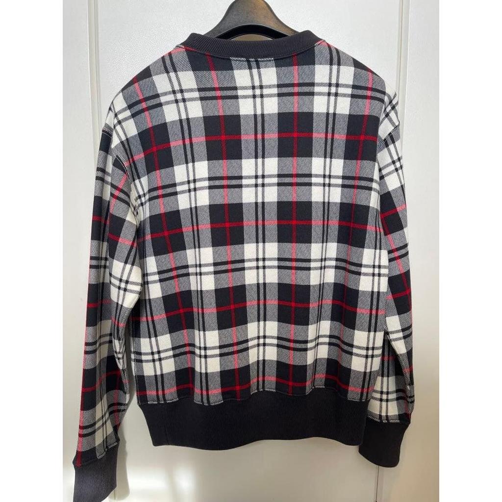Used Super rareGood condition [POLO Ralph Lauren] S Polo Bear Red Check Cotton Sweatshirt