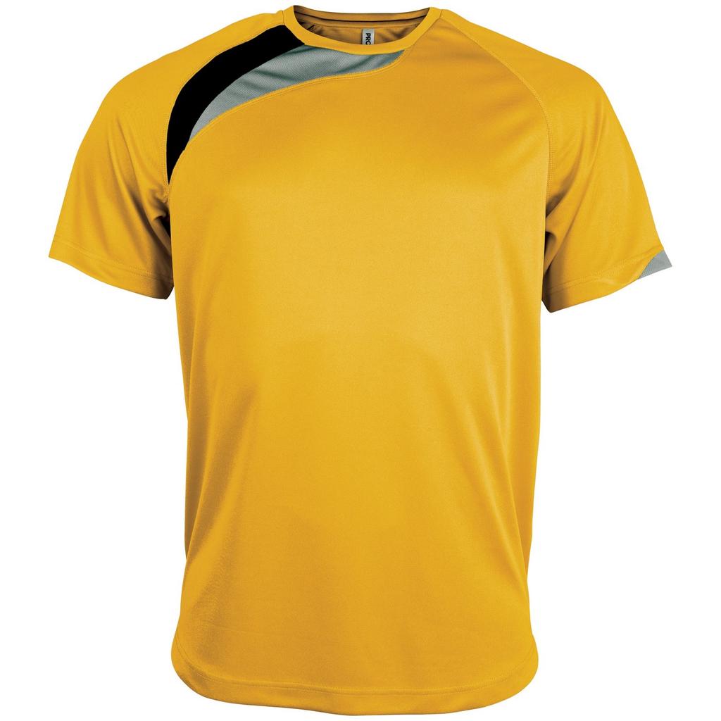 Kariban Proact Mens Short Sleeve Crew Neck Sports T-Shirt