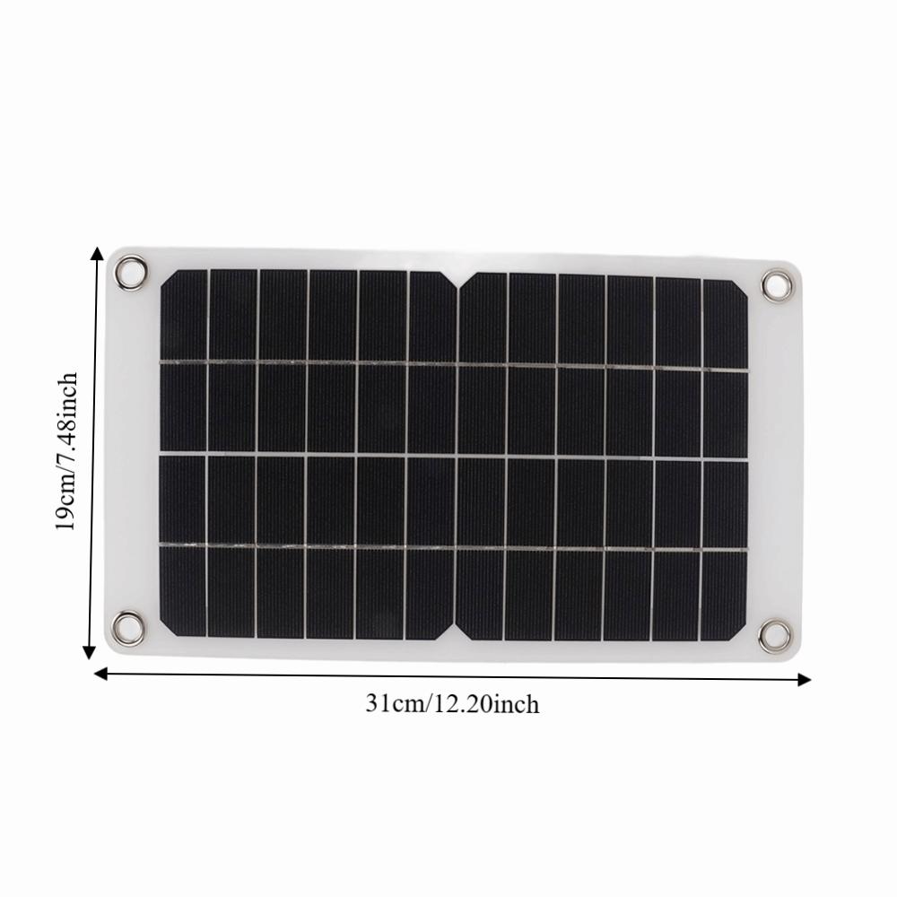 High Efficiency Portable Solar Panel 8W 12V Solar Panel Kit Solar Battery Charger  Outdoor Use