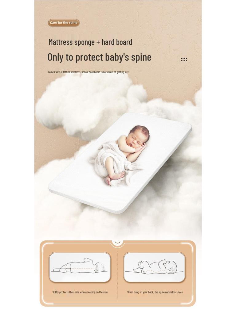 Multifunktionales faltbares Babybett: Schaukelwiege für Neugeborene & Säuglinge (0-2 Jahre)