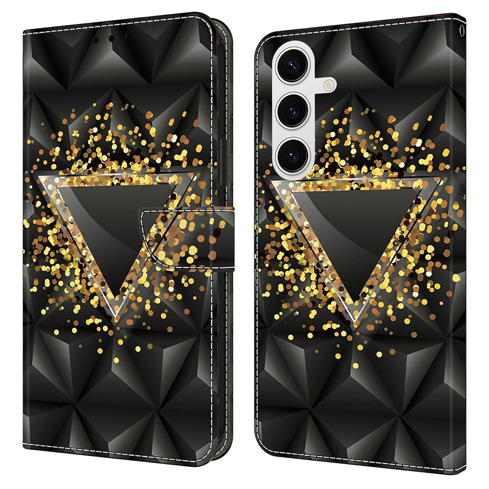 

Для Samsung Galaxy S25 Чехол Кожаный кошелек Чехол для телефона с подставкой I