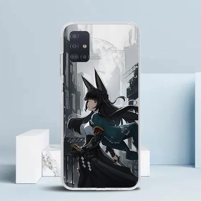 Hoshimi Miyabi Zenless Zone Zero ZZZ Soft Cover for Samsung Galaxy A12 A22 A32 A52 A72 A02S Phone Case Note 20 Ultra 10 S10 Plus