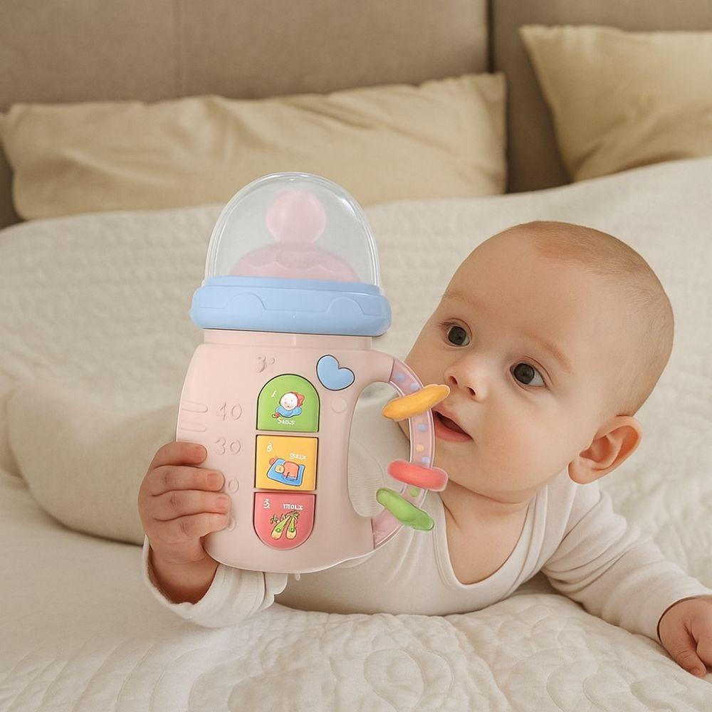 Sensory Learning Pacifier Teether Rattles Lights and Music Mobile Rattles Toys  Boys and Girls