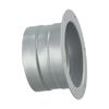 Flange Conector de Duto de Exaustão de Metal 75-300mm Tubo Redondo Conector de Ventilação Resistente a Altas Temperaturas