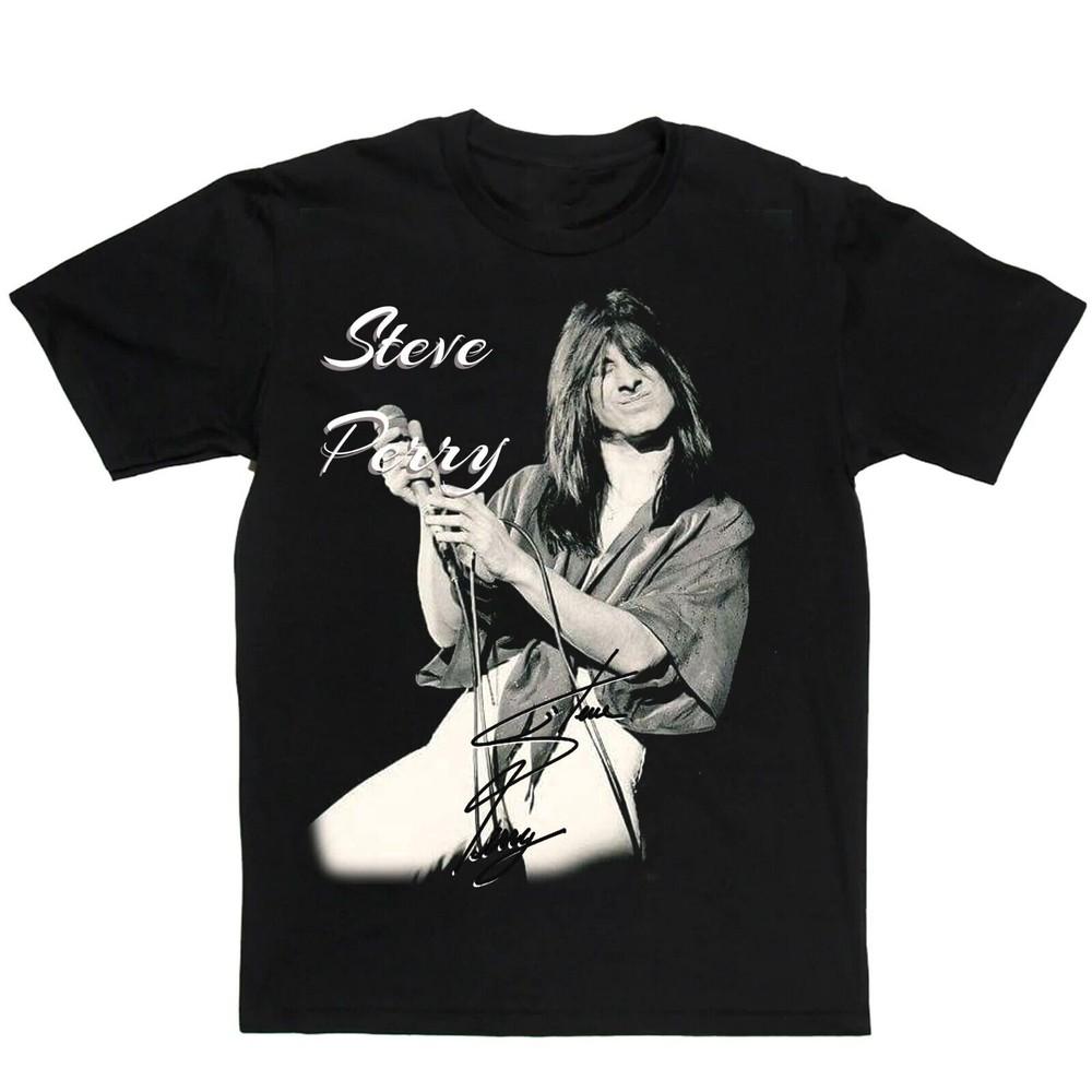 SALE Steve Perry Tee Shirt Black Collection Singer Men size S-345XL - Unisex T-Shirt S