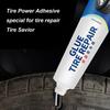 Tire Repair Adhesive Glue 2.02oz Waterproof Tire Scratch Repair Kit Impact-resistant Auto Tire Bonding Glue Sealer Hole Filling