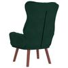 Armchair Dark Green 69 X 74 X 93 Cm Velvet