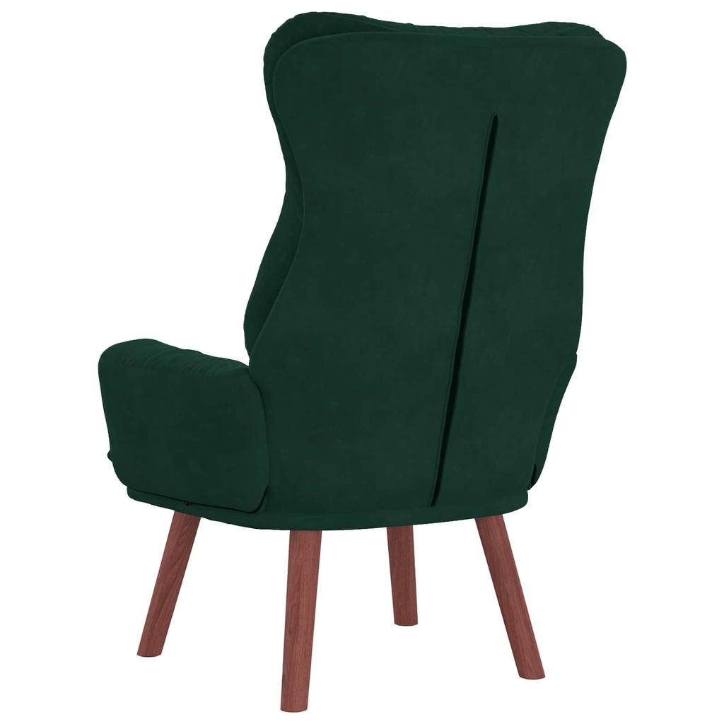 Armchair Dark Green 69 X 74 X 93 Cm Velvet