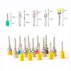Dental Polishing Brush Set: Flat & Pointed Heads for Cleaning & Whitening, Low-Speed Polisher, 100 Pieces, Free Shipping